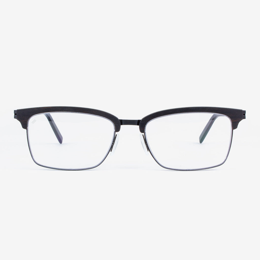 Stuart - Wood & Metal Eyeglasses by Tommy Owens