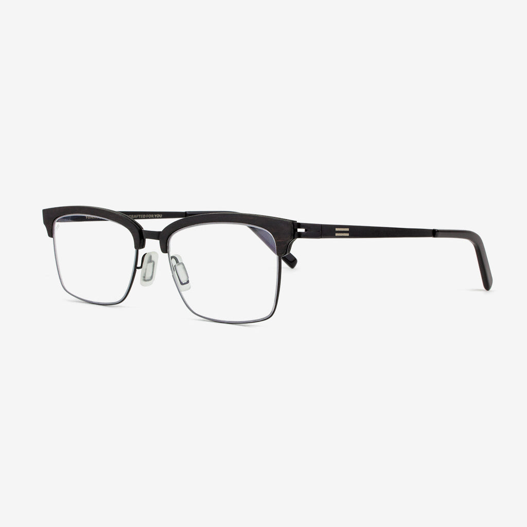 Stuart - Wood & Metal Eyeglasses by Tommy Owens