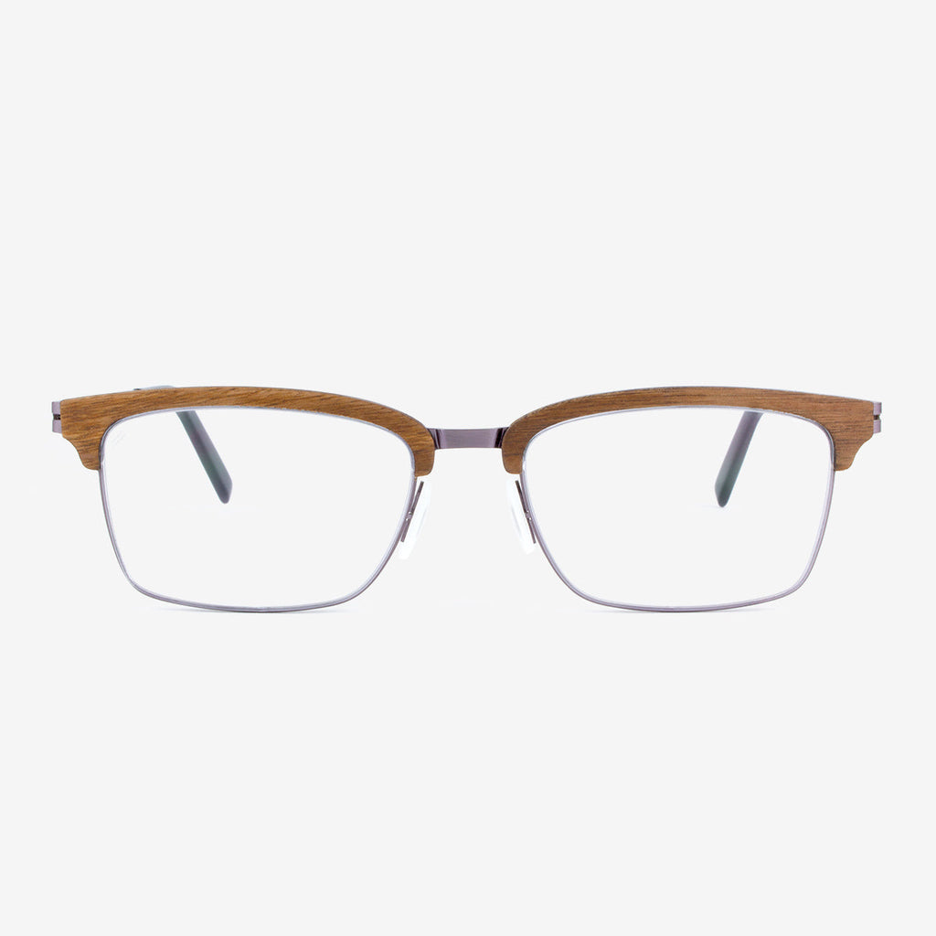 Stuart - Wood & Metal Eyeglasses by Tommy Owens