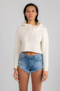 Bone Cropped Hoodie by Sunkissed Lifestyles