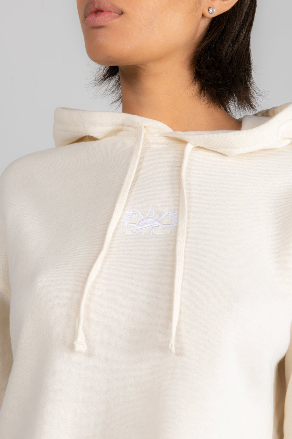 Bone Cropped Hoodie by Sunkissed Lifestyles