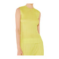 Pleated sleeveless tank top - T01SL_Lime by MARINA WEST SWIM