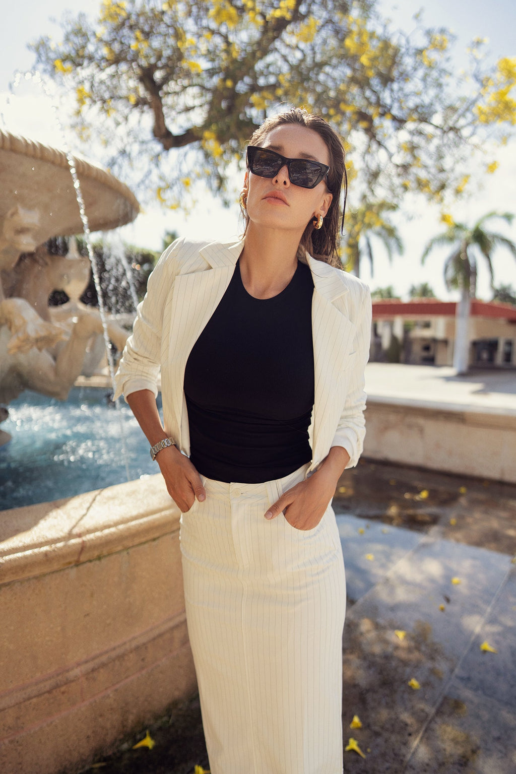 PINSTRIPE BLAZER by profile-nyc