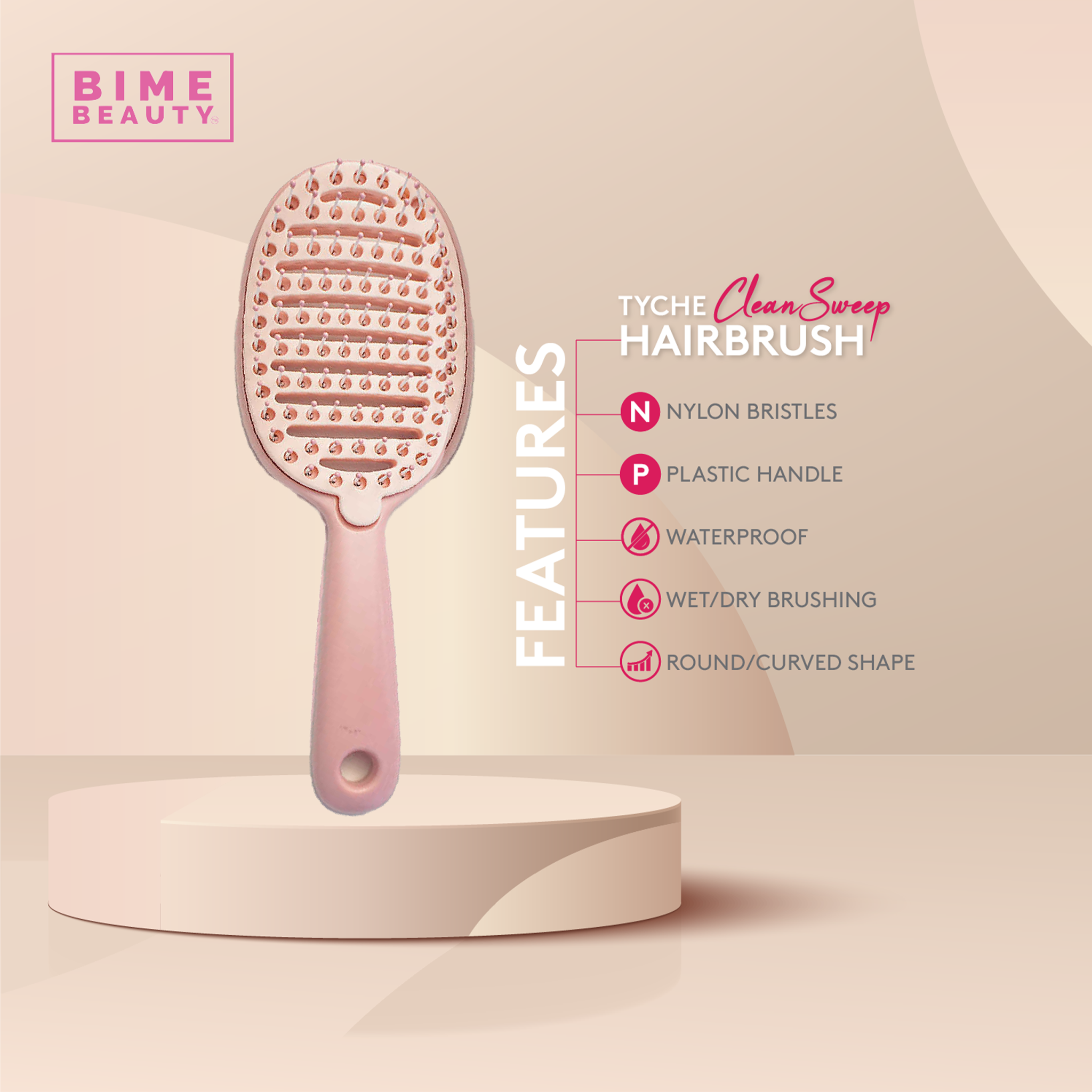 Tyche CleanSweep Brush by BimeBeauty