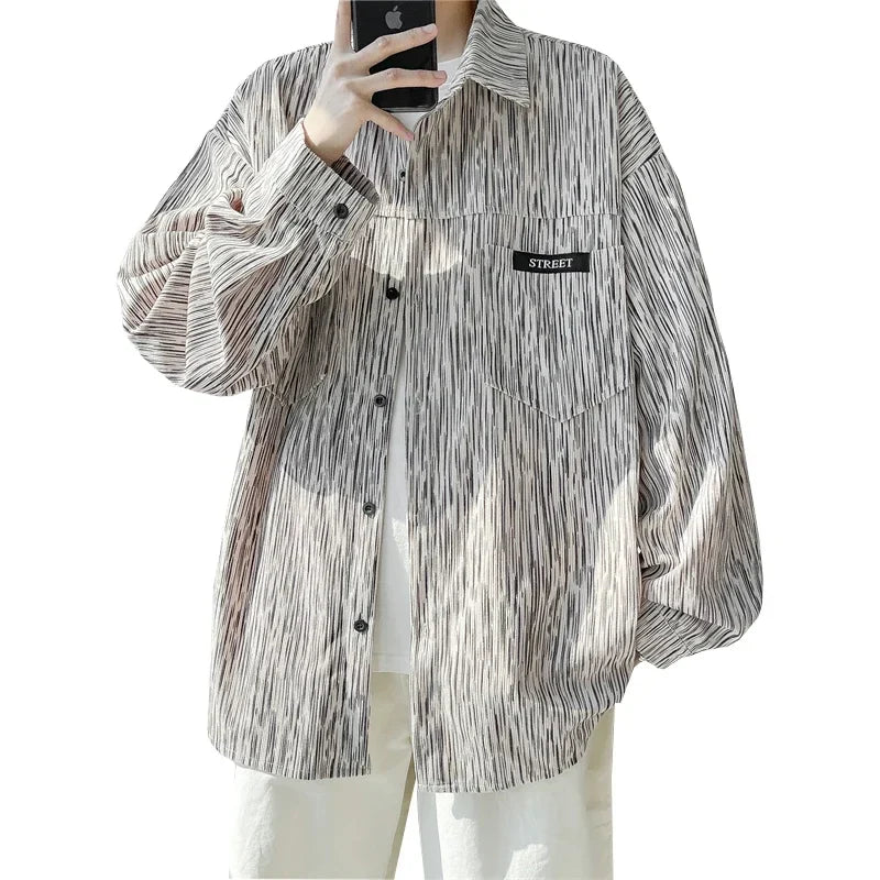 Men's Oversized Button-Up Shirts by Trendy Attic Store01