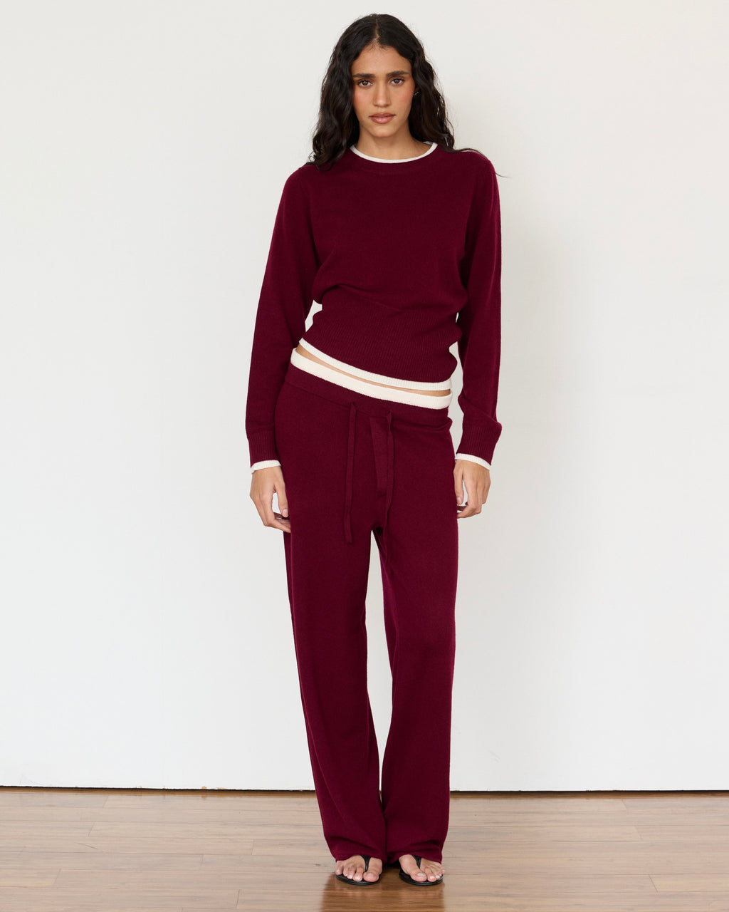 Tove Layered Cashmere Crewneck by Artless Forever