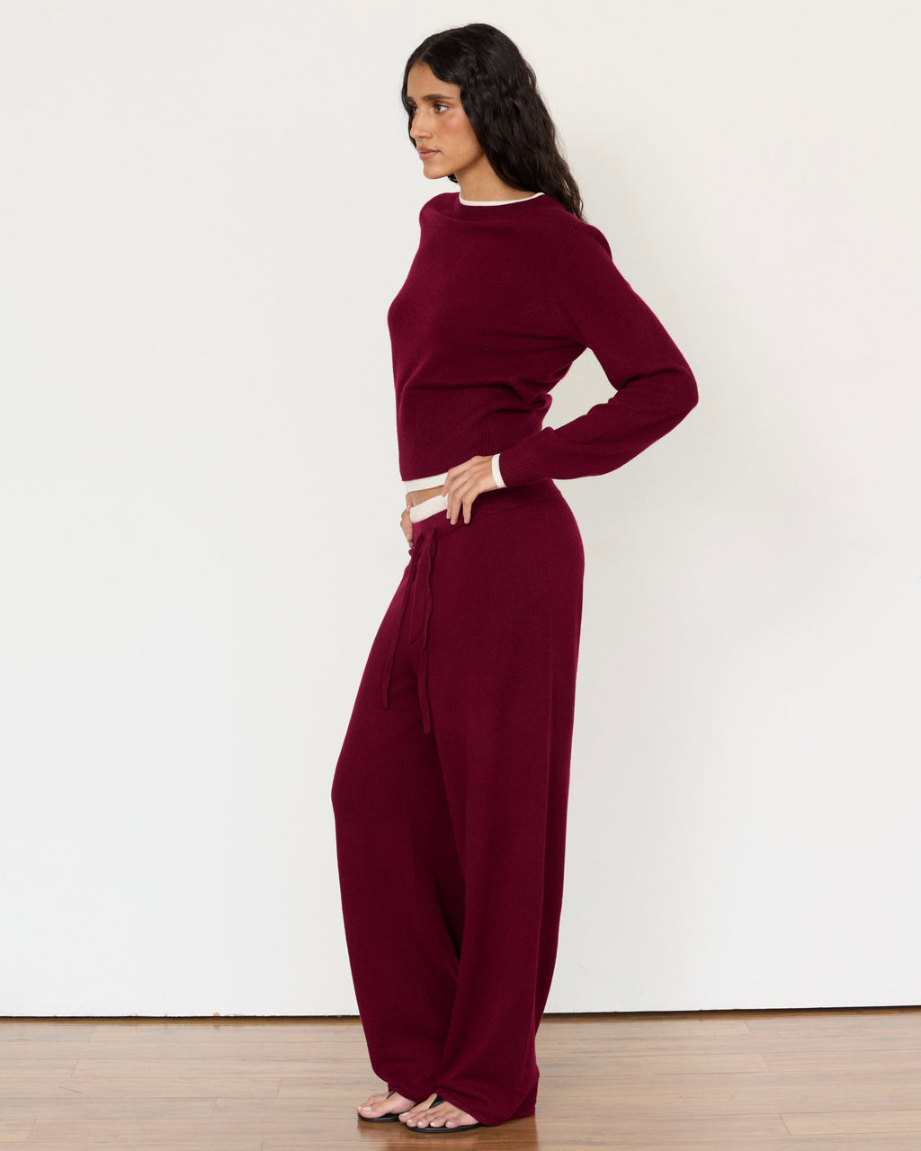 Tove Layered Cashmere Crewneck by Artless Forever