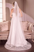 Pearl Drops Chapel Veil by DiscountDressShop