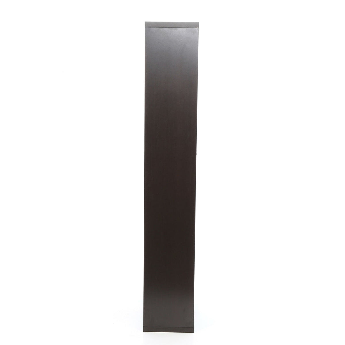 Modern 70-in High Display Cabinet Bookcase in Dark Brown Cappuccino Wood Finish by HomePacific