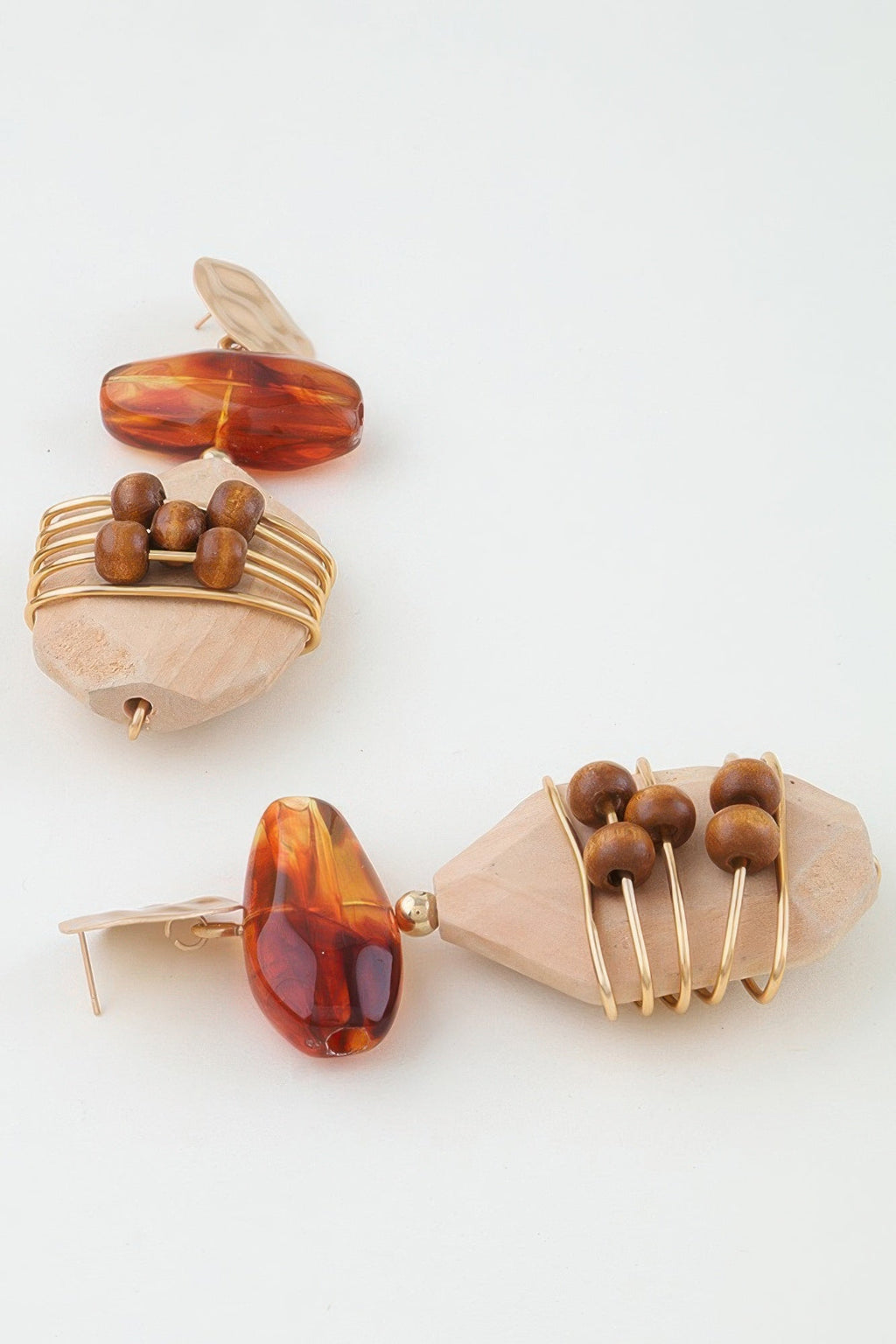 Abstract Historic Pillar Drop Earrings by It's a Girly Place