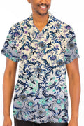 Mens Paisley Button Down Shirt by It's a Girly Place