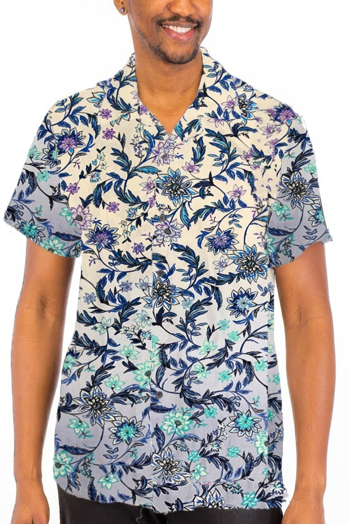 Mens Paisley Button Down Shirt by It's a Girly Place