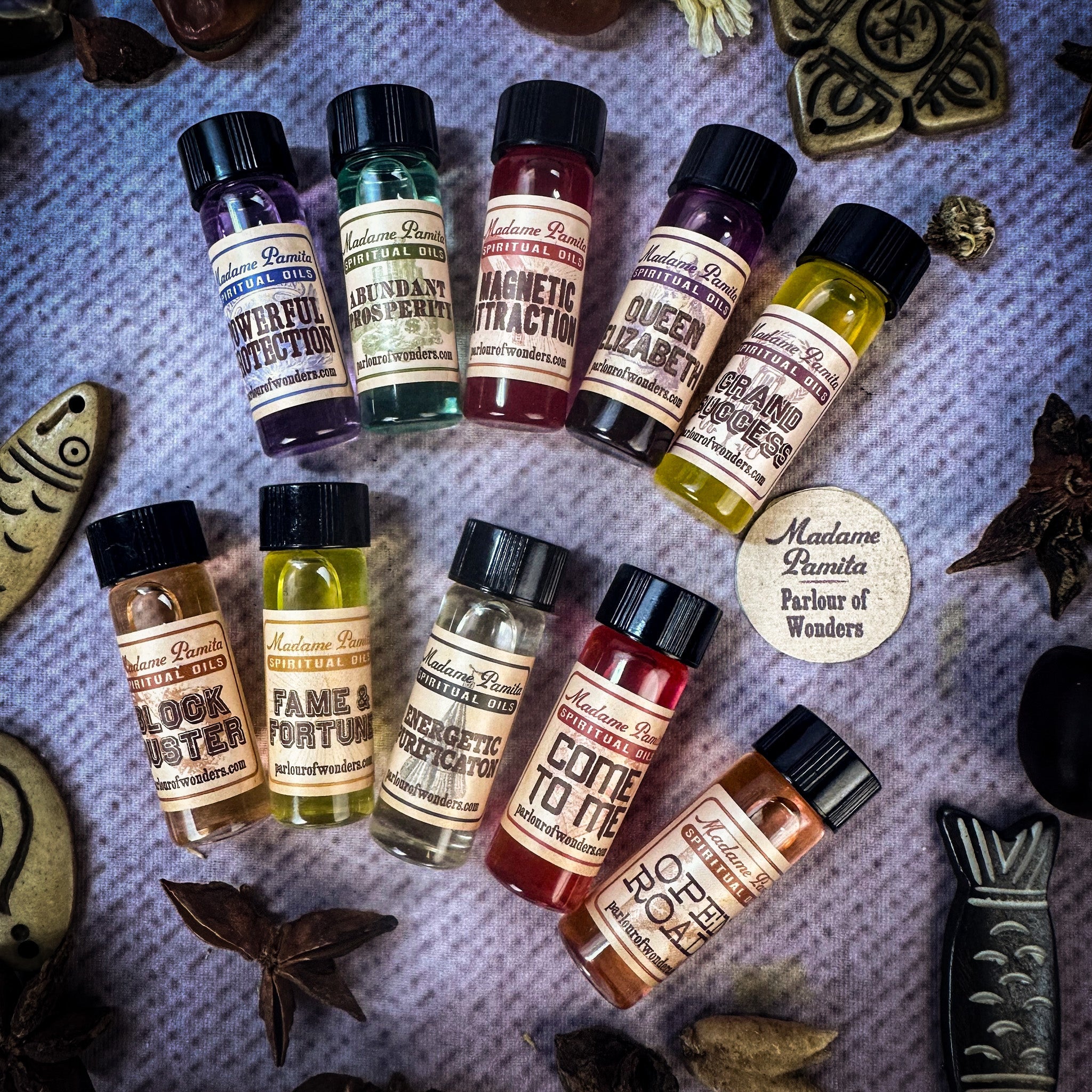 Spiritual Oil Variety Pack: Best Sellers by Parlour of Wonders