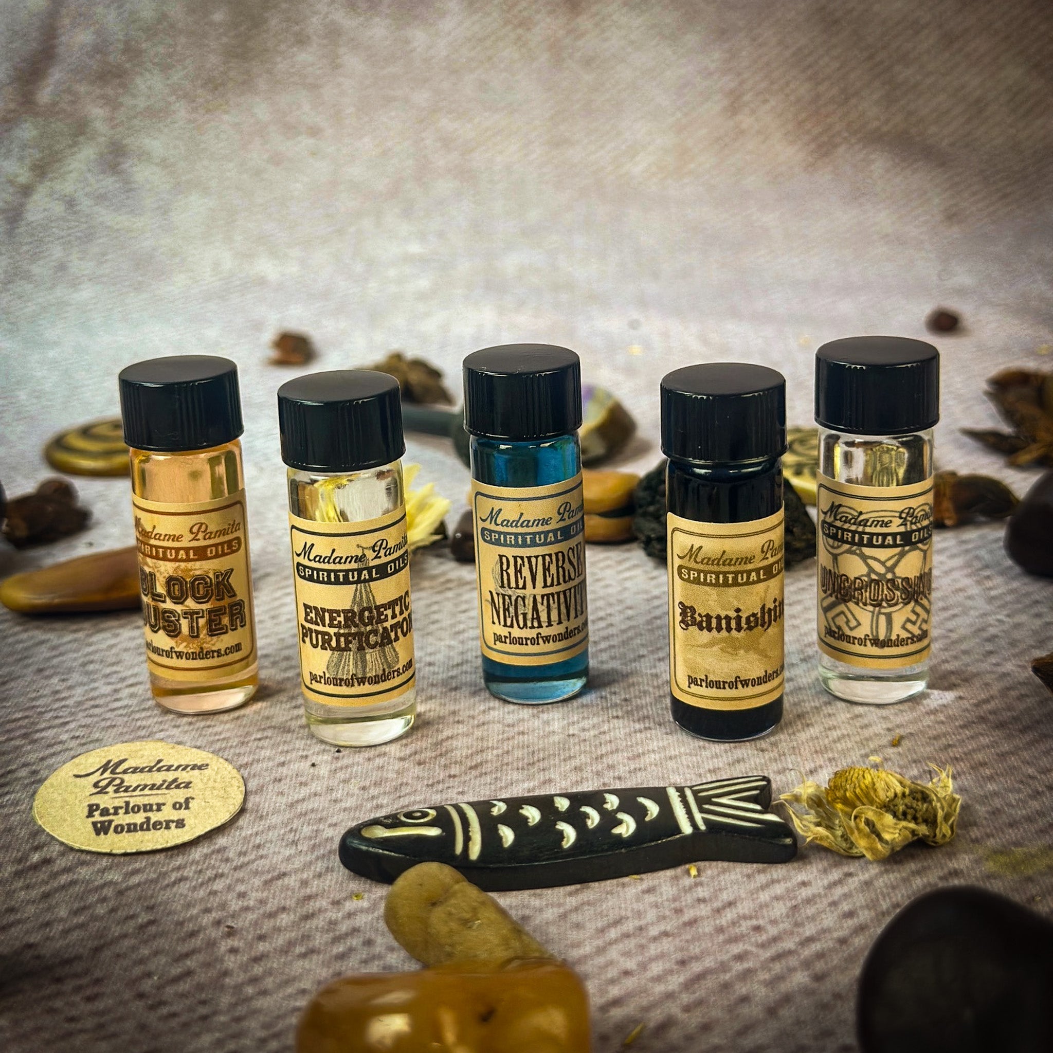 Spiritual Oil Variety Pack: Cleansing Magic by Parlour of Wonders