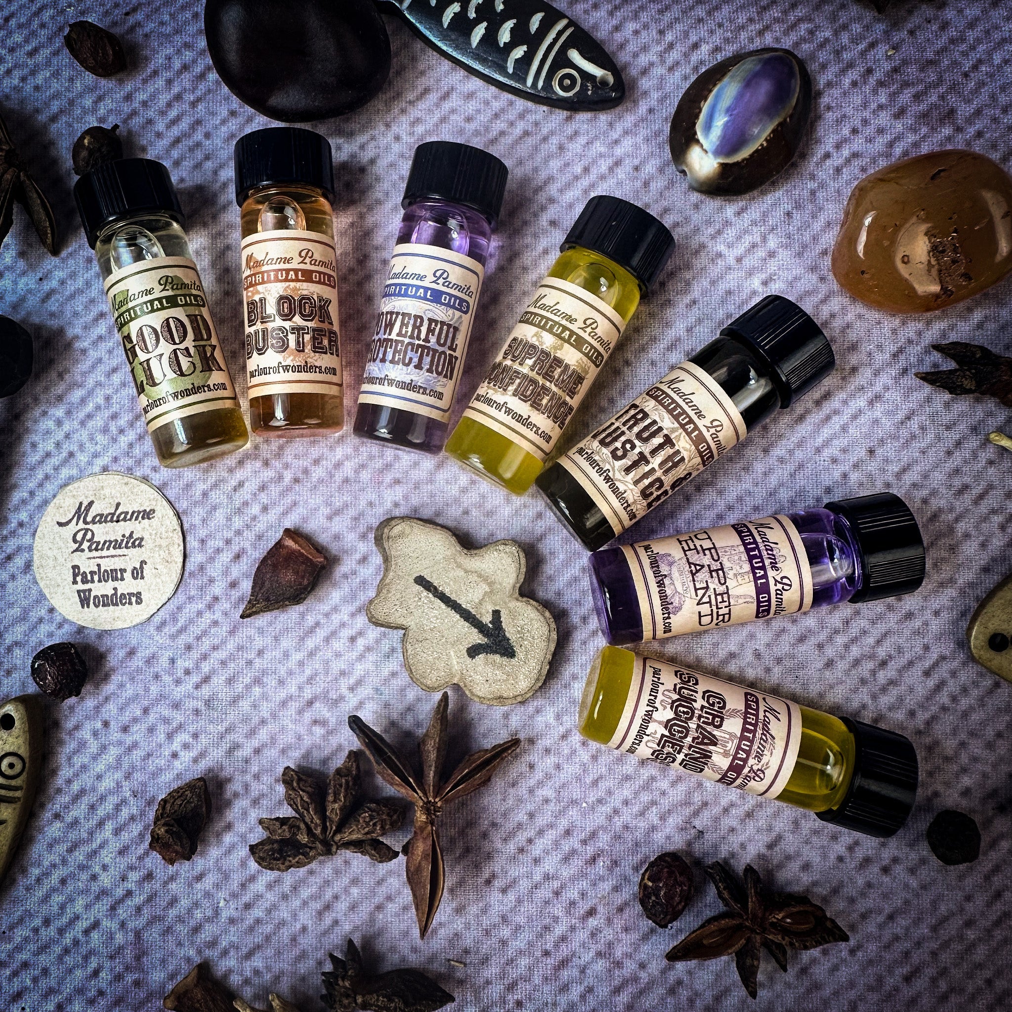 Spiritual Oil Variety Pack: Court Case Magic by Parlour of Wonders