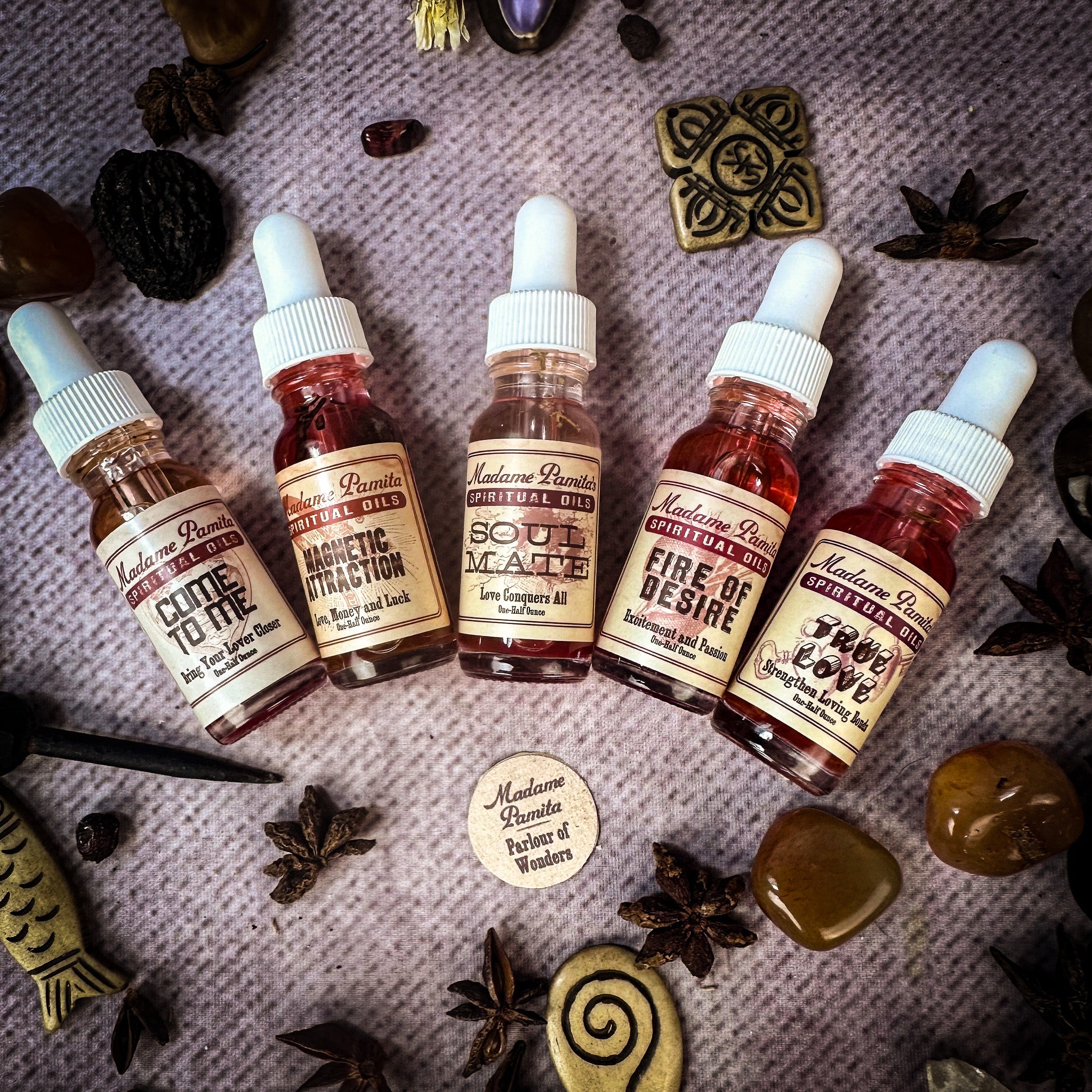Spiritual Oil Variety Pack: Love Magic by Parlour of Wonders