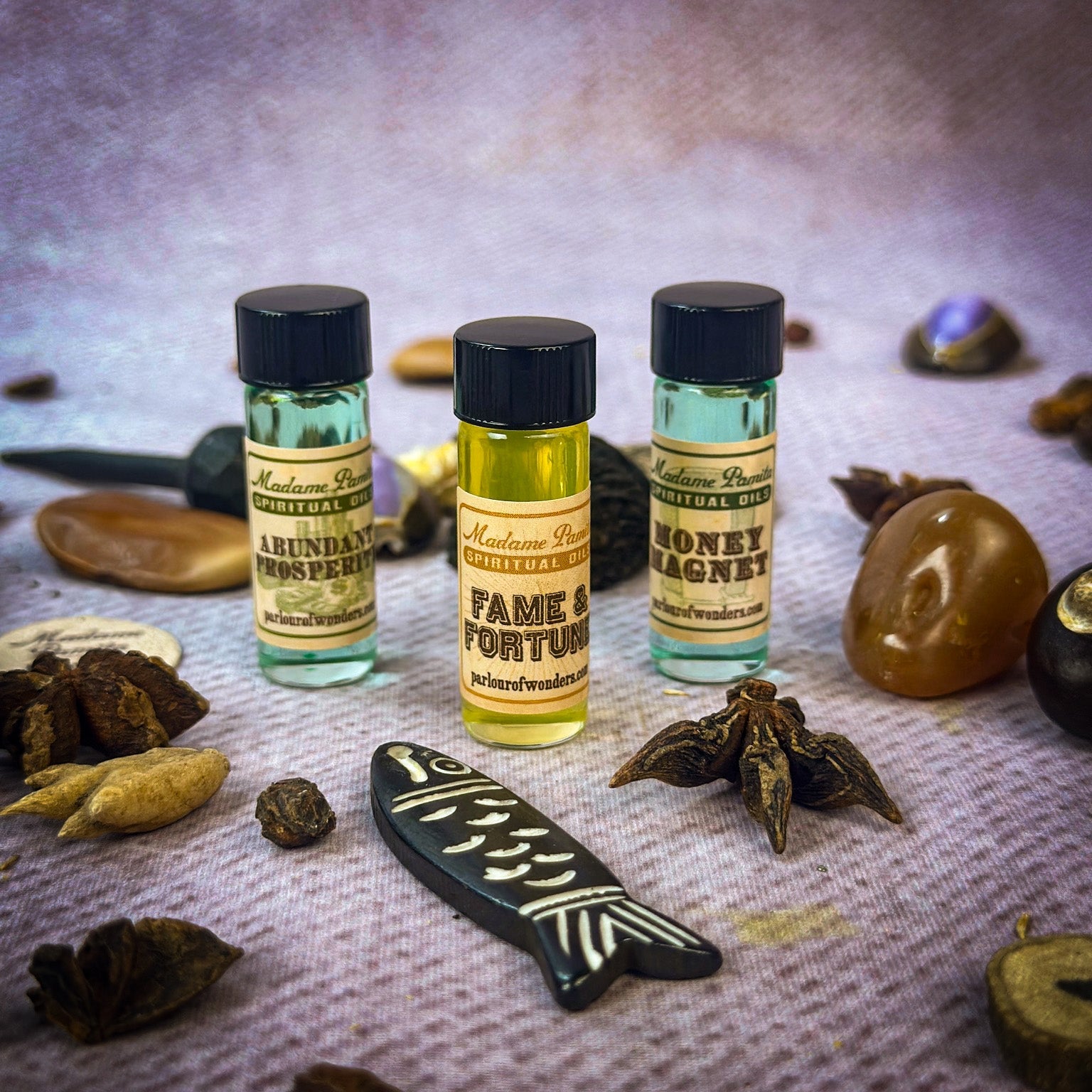 Spiritual Oil Variety Pack: Money Magic by Parlour of Wonders