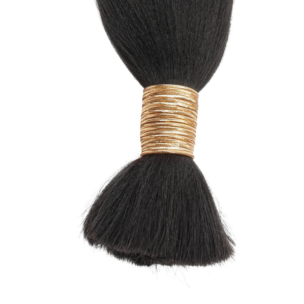 Yaki Straight Bulk 100% Human Braiding Hair by Private Label