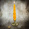 Beeswax Love Spell Heart Taper Candle - Romance & Attraction Magic by Parlour of Wonders