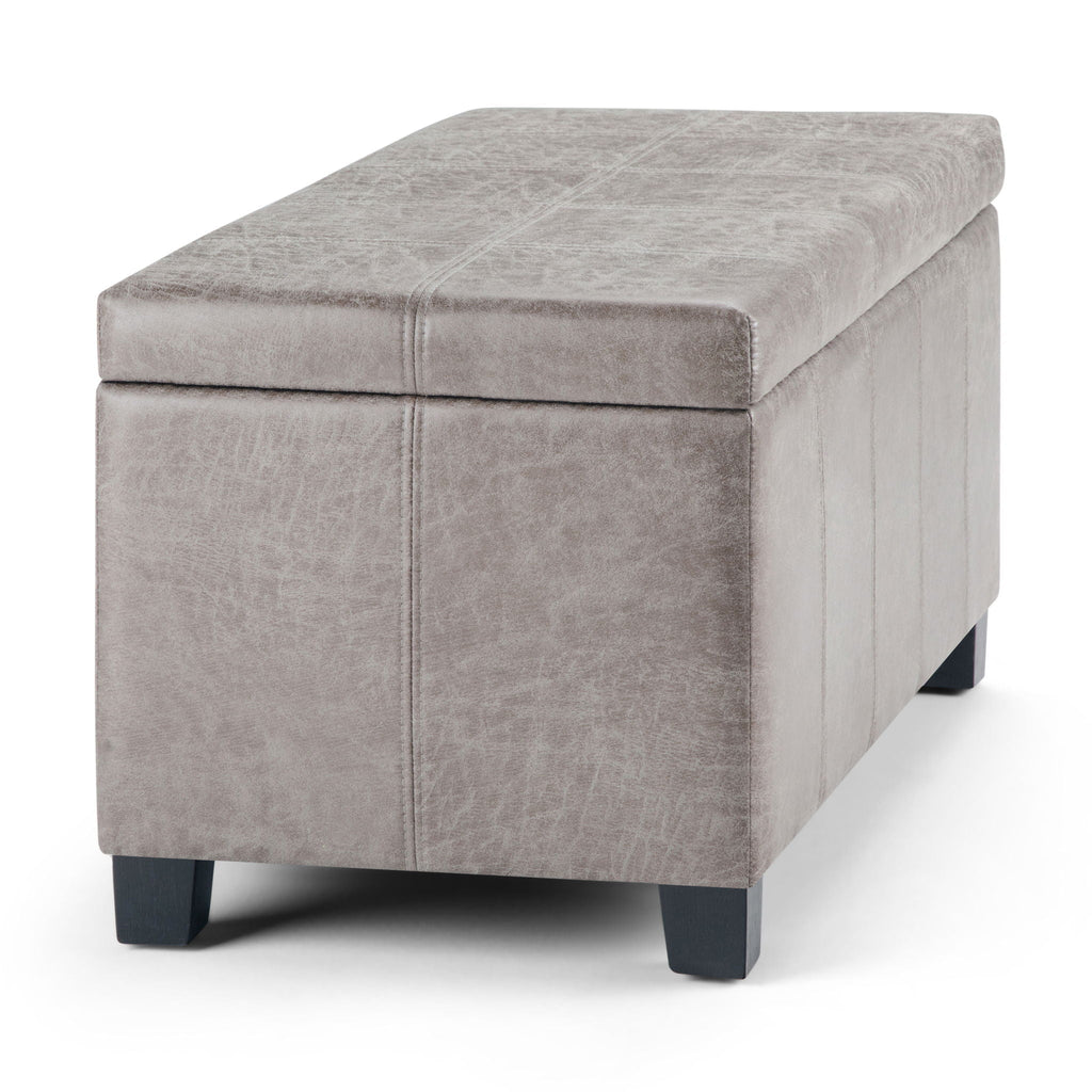 Dover - Upholstered Storage Ottoman Bench by Unique Piece Furniture