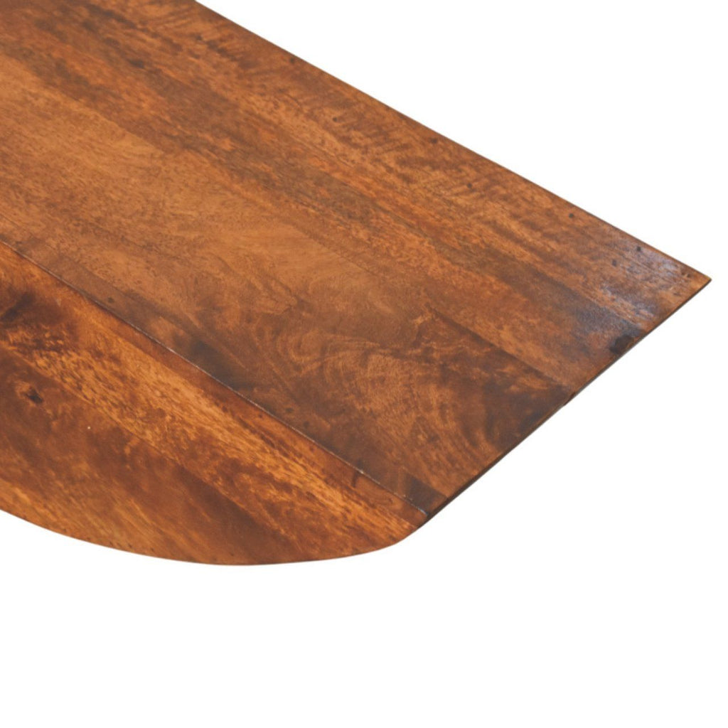 Crescent - Floating Wall Shelf - Brown by Unique Piece Furniture