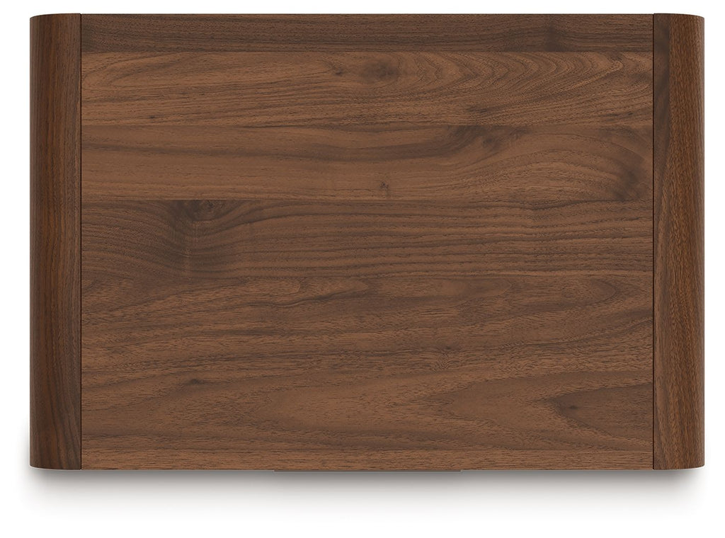 Fortlorn - Two Drawer Night Stand - Walnut Brown by Unique Piece Furniture
