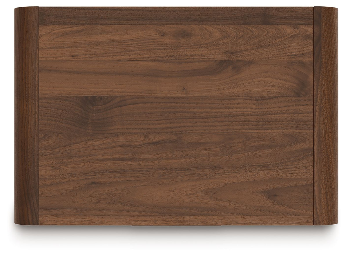 Fortlorn - Two Drawer Night Stand - Walnut Brown by Unique Piece Furniture