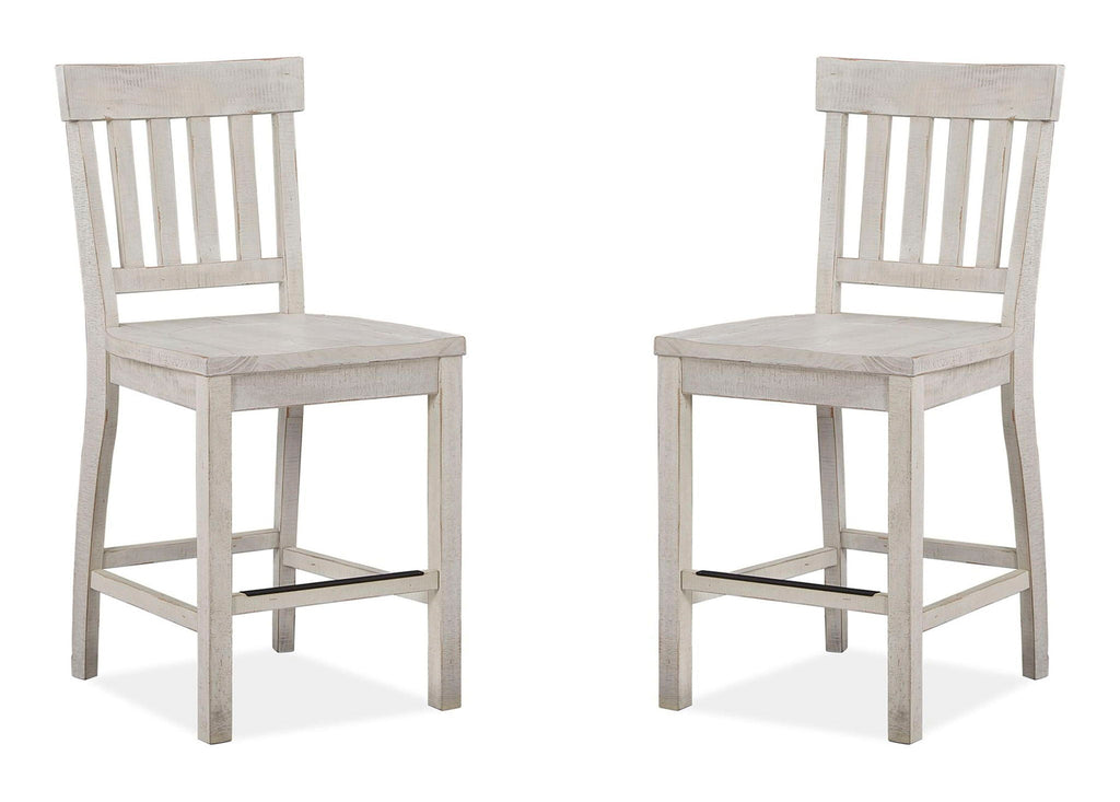 Bronwyn - Counter Chair (Set of 2) - Alabaster by Unique Piece Furniture