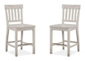 Bronwyn - Counter Chair (Set of 2) - Alabaster by Unique Piece Furniture