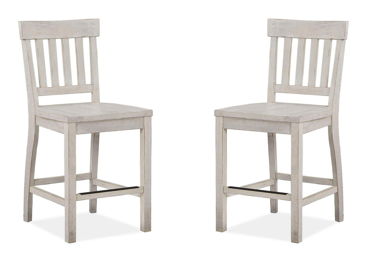 Bronwyn - Counter Chair (Set of 2) - Alabaster by Unique Piece Furniture