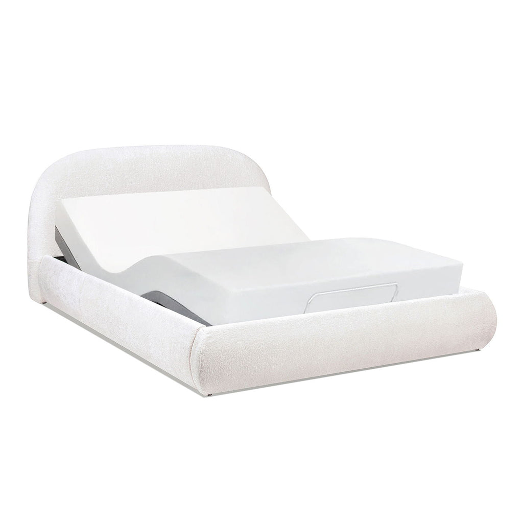 Archie Puffy Grounded - Upholstered Platform Bed by Unique Piece Furniture