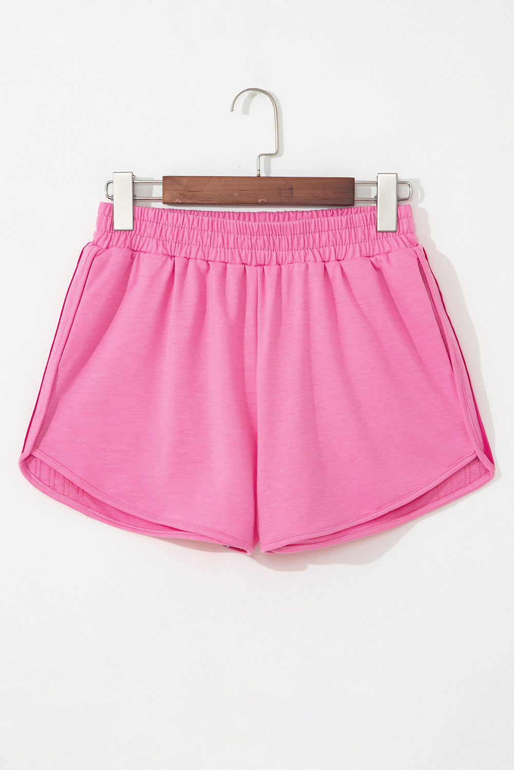 Bonbon Color Block Stripes Elastic High Waist Active Shorts by Dear-Lover Dropshipping