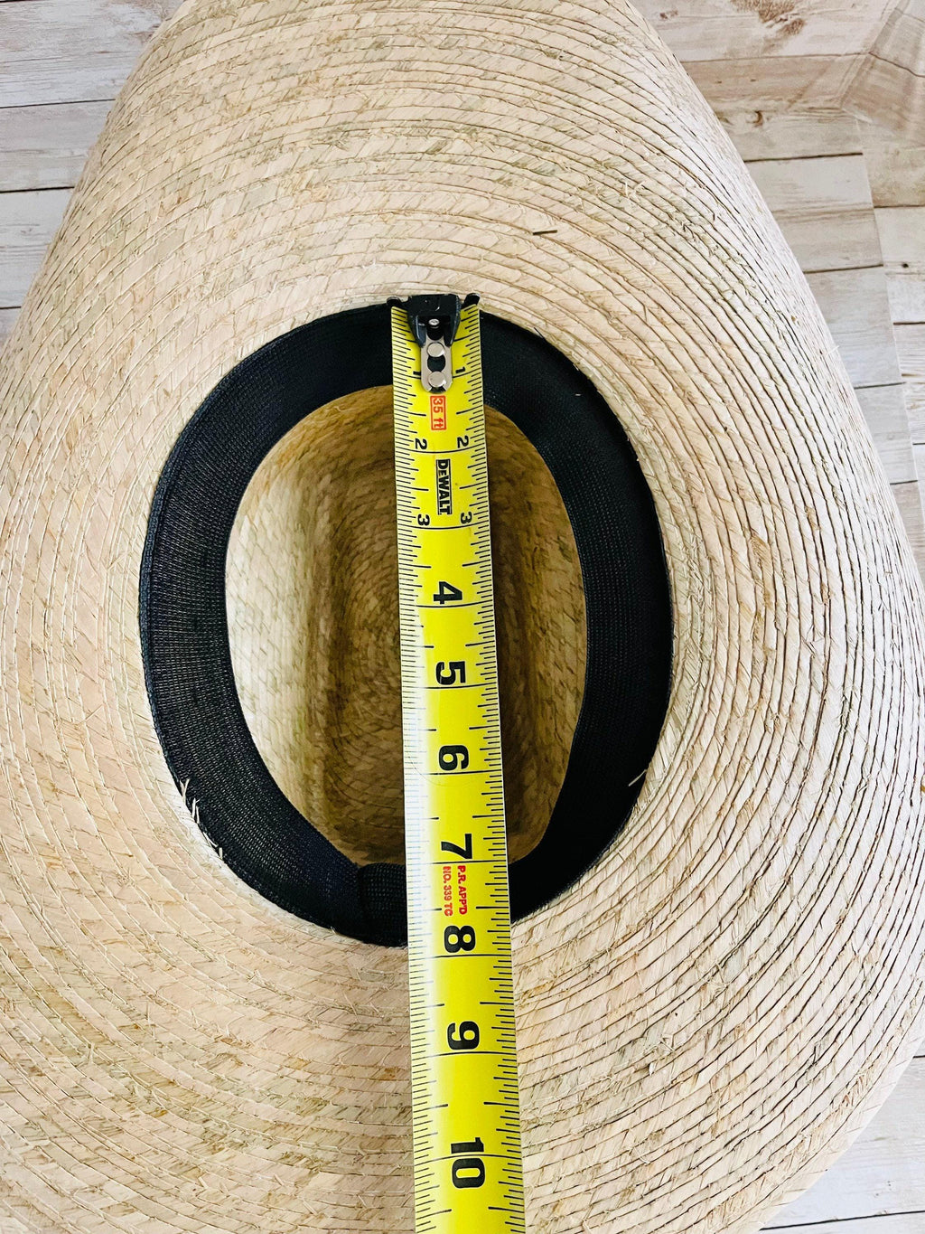 Cowboy Mexican Palm Leaf Straw Hat Sombrero Vaquero Artesanal de Palma by Chica Mexico