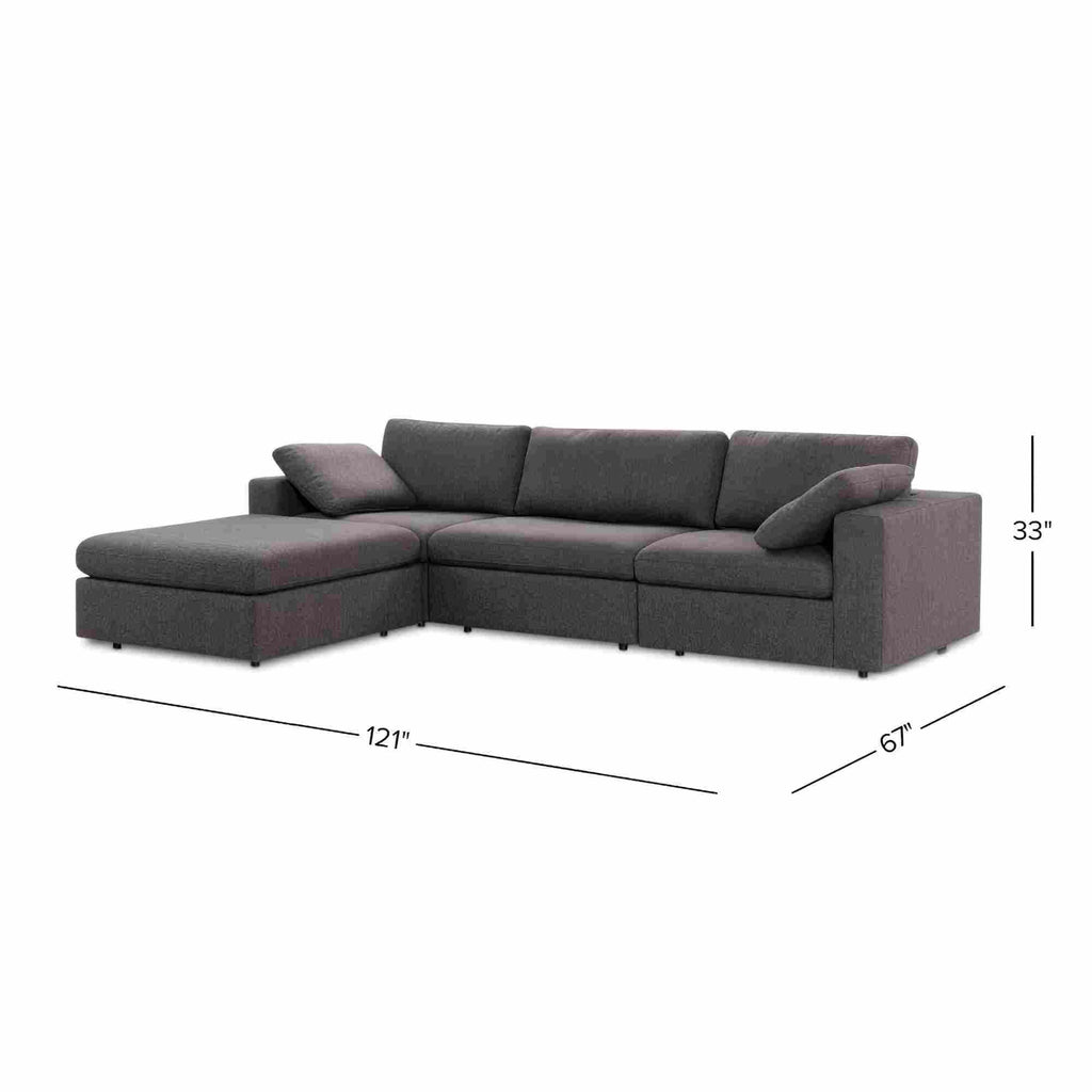 Cecilia - Modular Corner Sectional Modern Sofa by Unique Piece Furniture