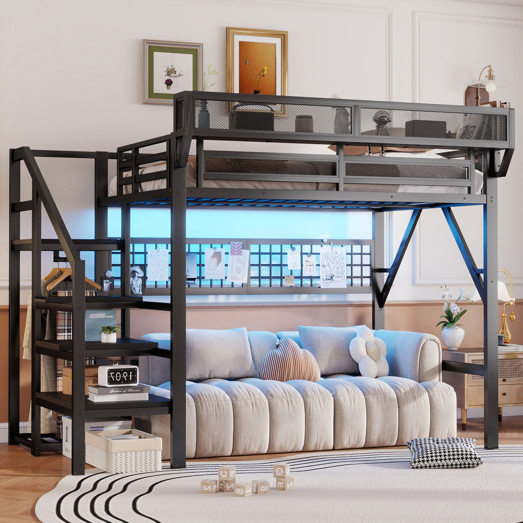 Loft Bed With Stairs And Storage by Unique Piece Furniture