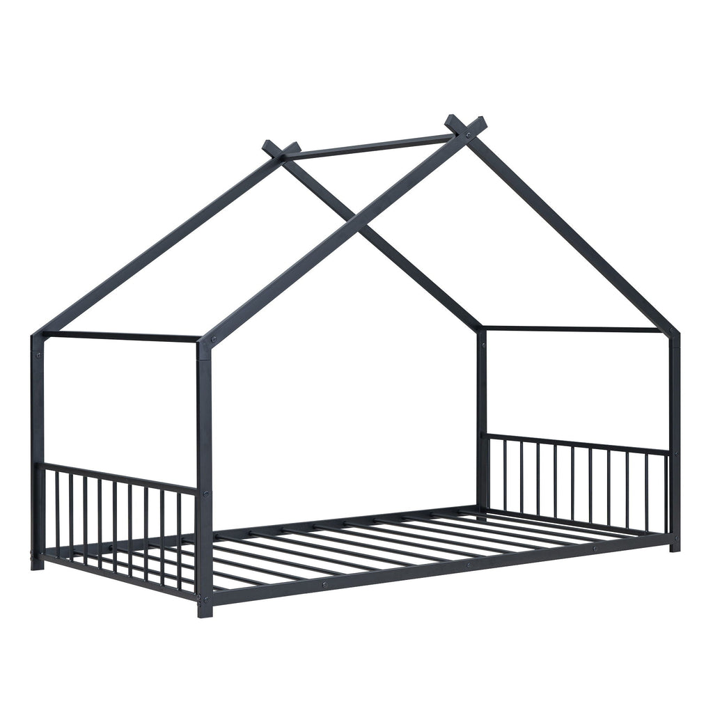 Metal House Bed by Unique Piece Furniture