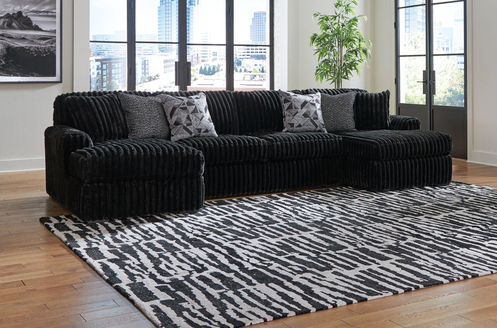Midnight-Madness - Sectional Set by Unique Piece Furniture