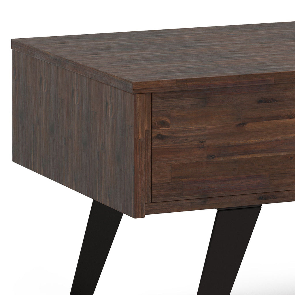 Lowry - Lift Top Coffee Table - Distressed Charcoal Brown by Unique Piece Furniture