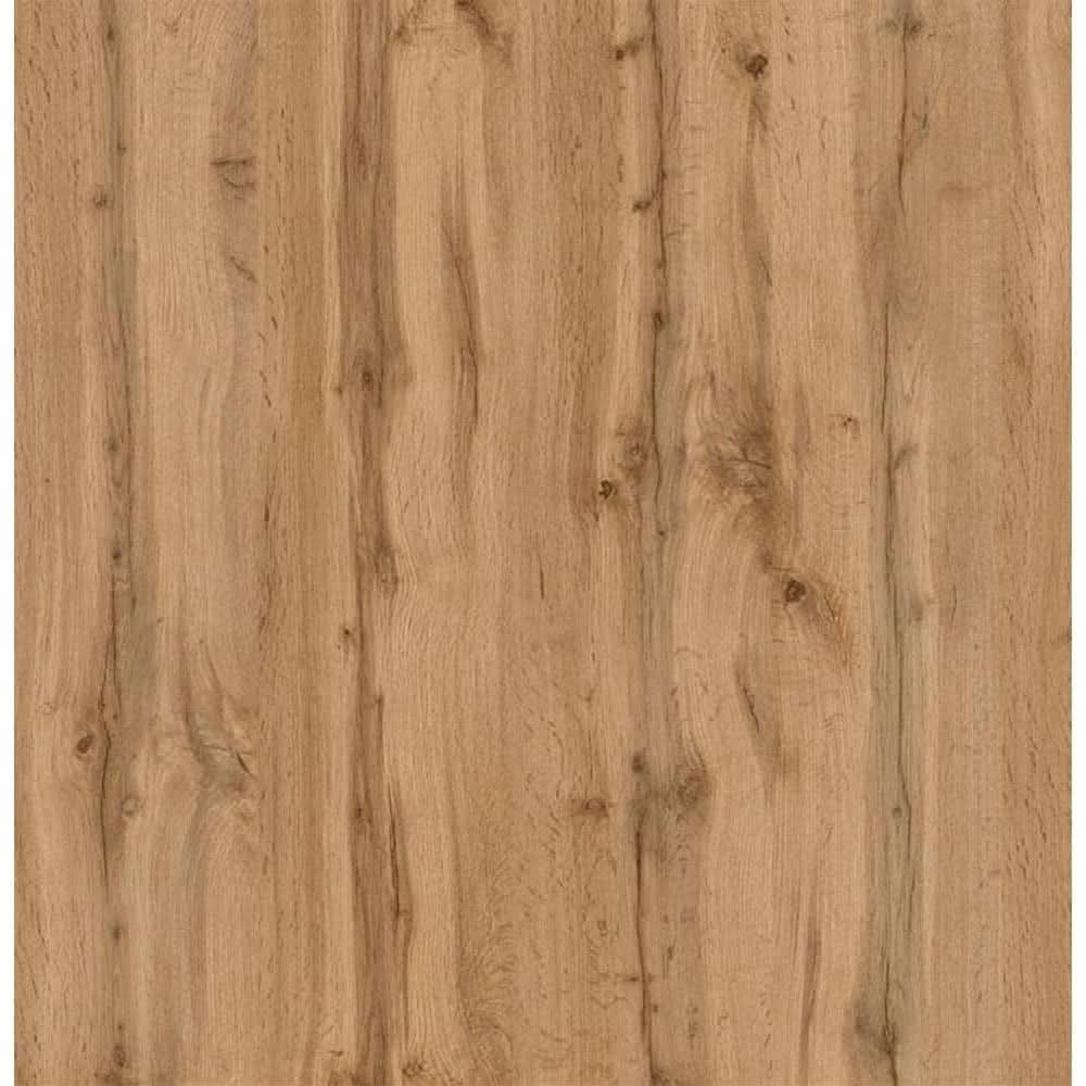 Oak Laminate Finish Extendable Dining Table With Two Leaves by ShipItFurniture