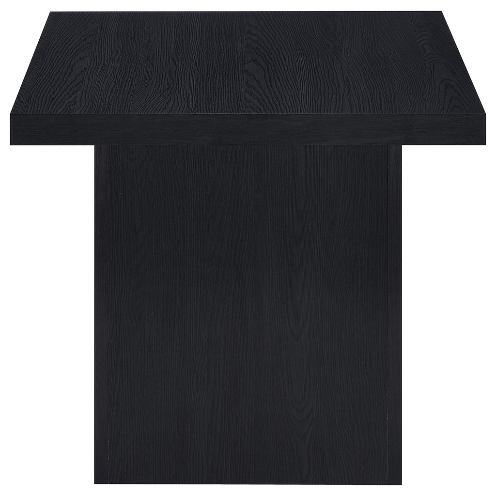 Max 2-piece Rectangular Coffee and End Table Set Black by Unique Piece Furniture