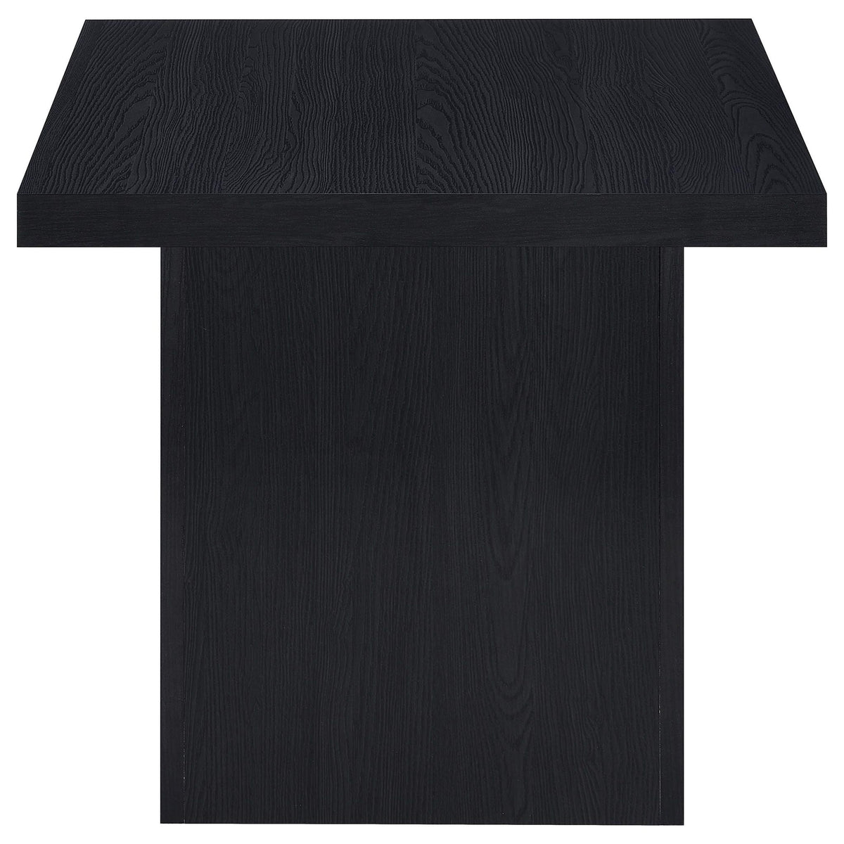 Max 2-piece Rectangular Coffee and End Table Set Black by Unique Piece Furniture