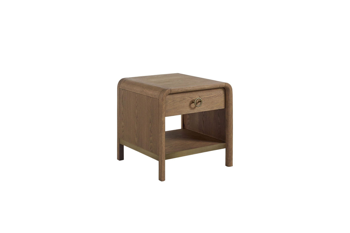 Waterfall - End Table - Light Brown by Unique Piece Furniture
