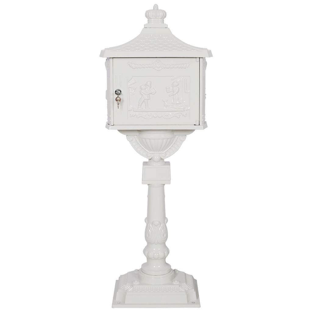 Cast Aluminum Mail Box, Postal Box, Mailbox by Unique Piece Furniture
