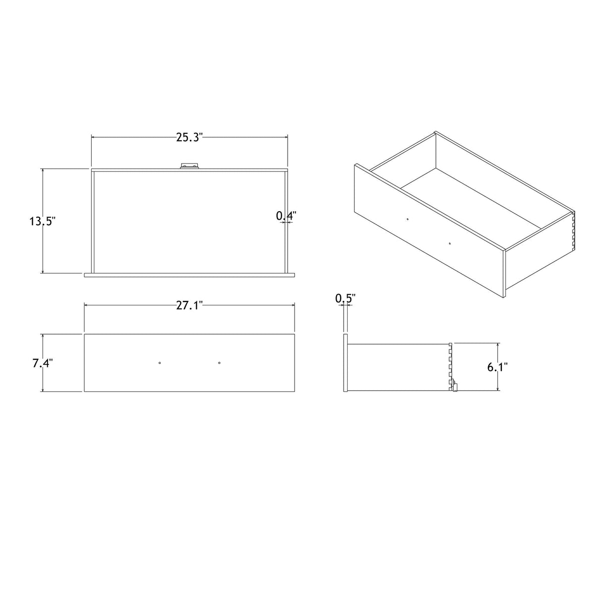 Adelaide - Chest 5 Drawer Storage Unit by Unique Piece Furniture