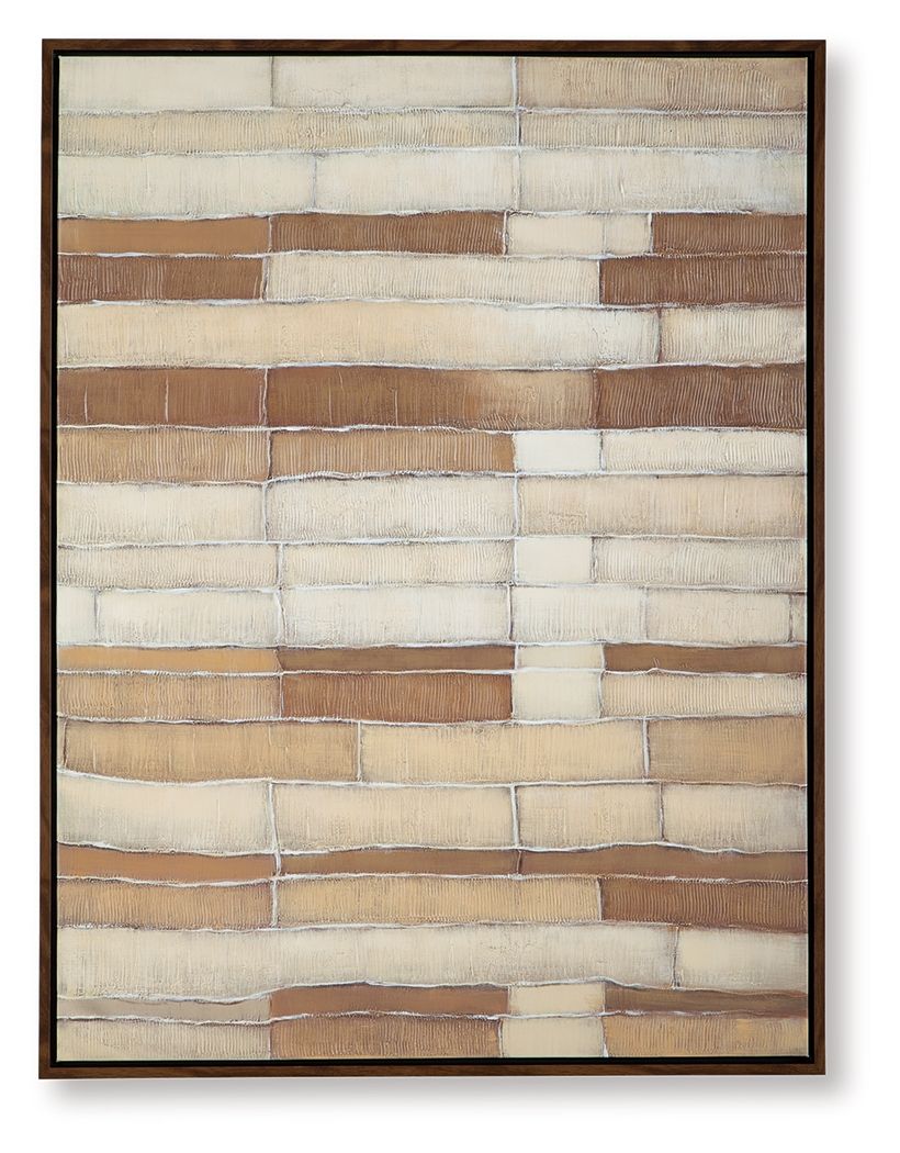 Kalanmore - Wall Art - Brown / Tan / White by Unique Piece Furniture