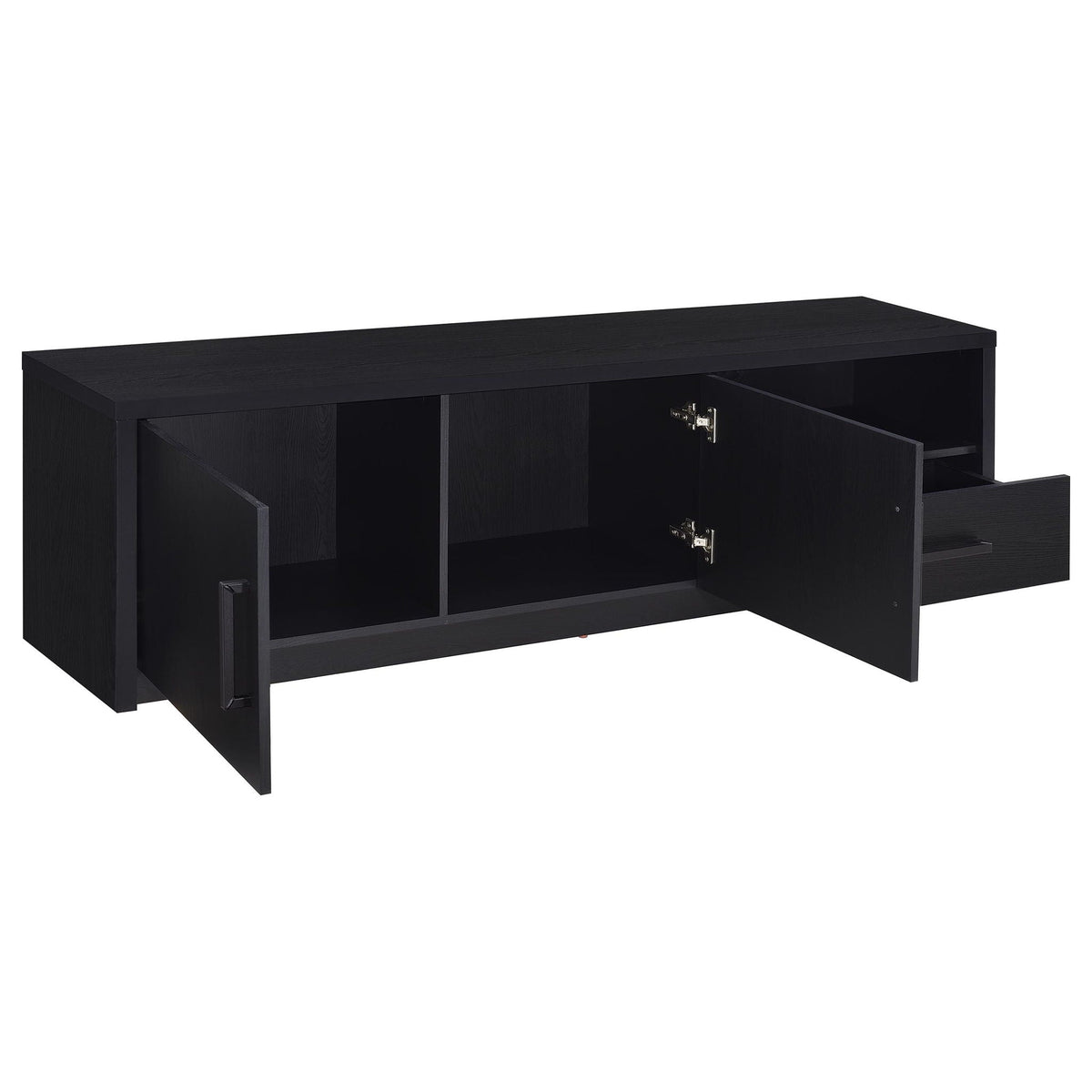 Murray 70-inch 2-door TV Stand Media Console Black by Unique Piece Furniture