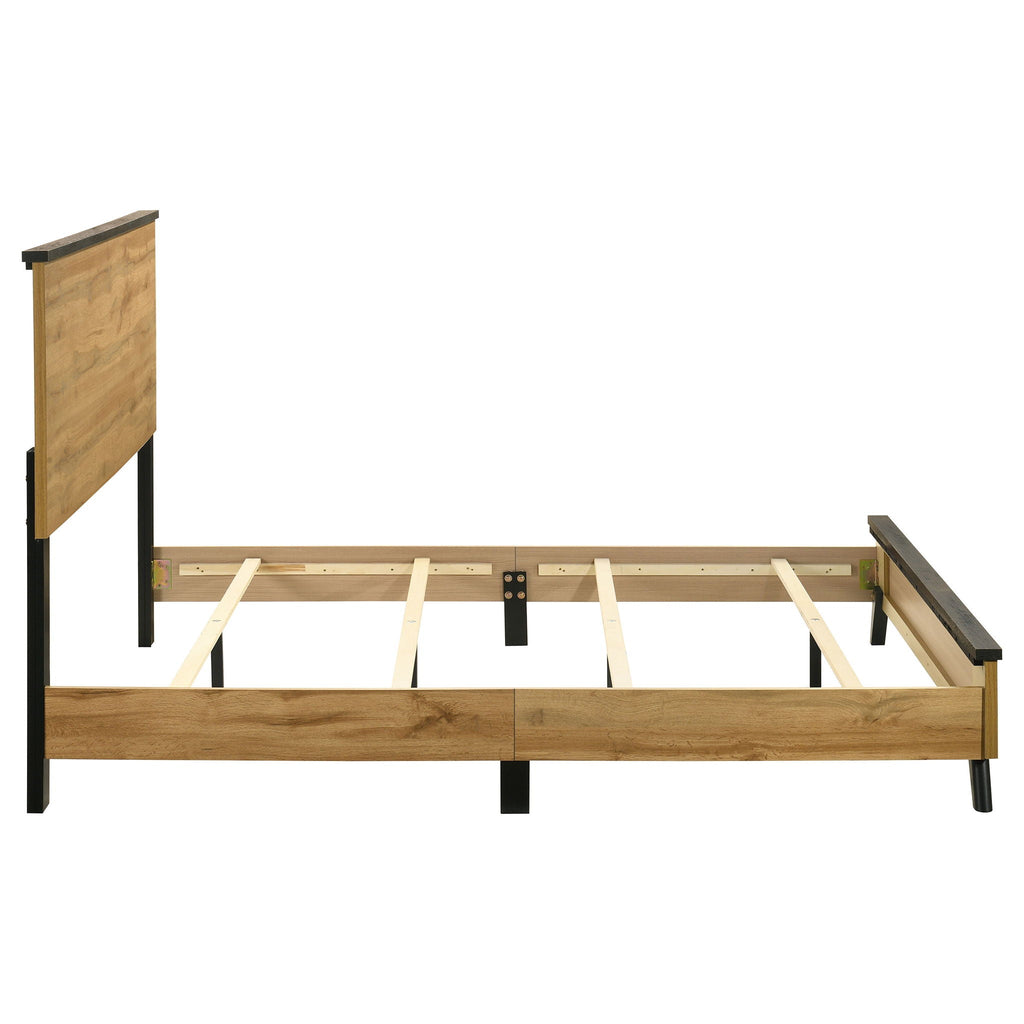 Kaywood 52-inch Queen Panel Bed Natural Pine by Unique Piece Furniture
