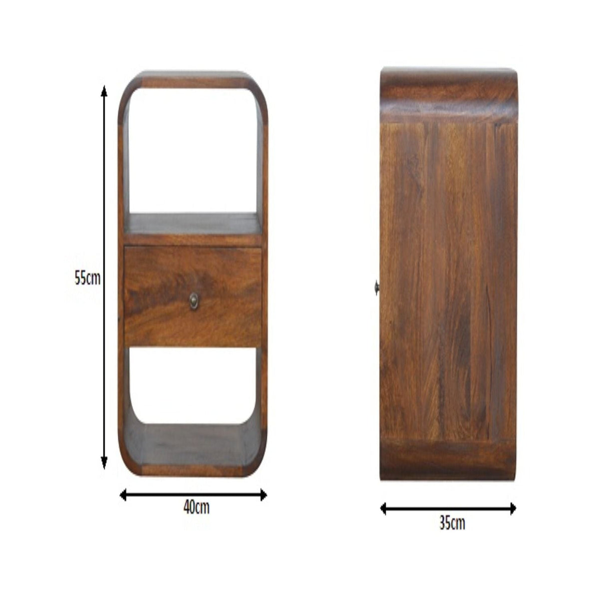 Curve Drawer Nightstand by Unique Piece Furniture