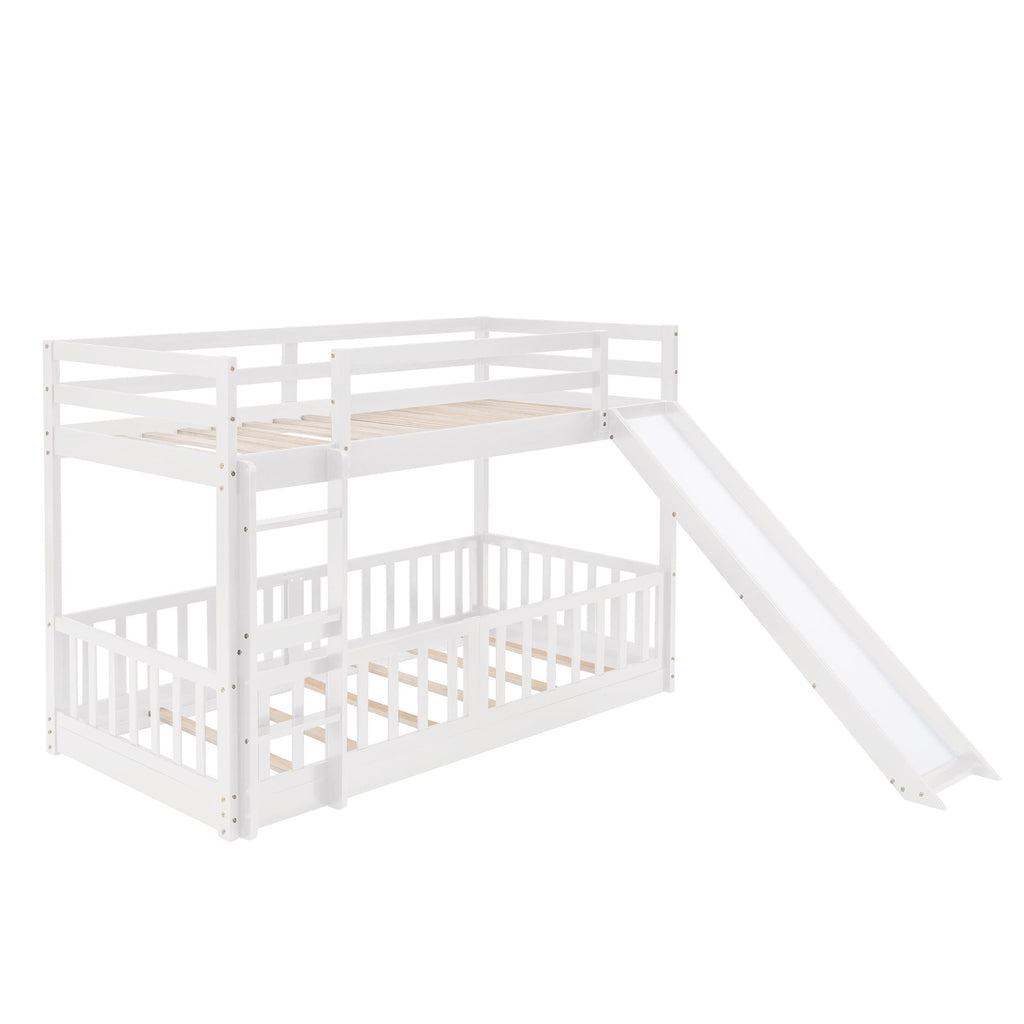Functional Bunk Bed & Convertible Ladder And Slide by Unique Piece Furniture