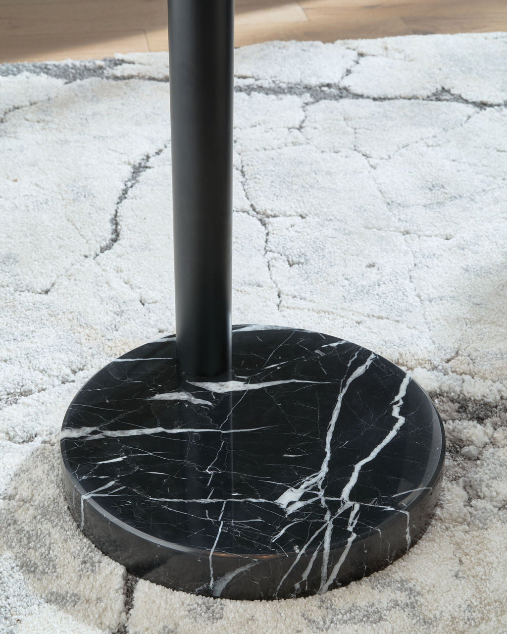 Gibbswellner - Metal Arc Lamp - Black by Unique Piece Furniture